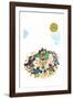 The Birds Told Me - Jack & Jill-Ed Emberley-Framed Giclee Print