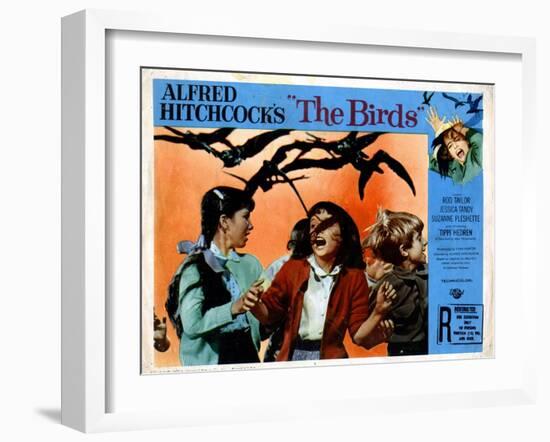 The Birds, Veronica CArtwright, 1963-null-Framed Art Print