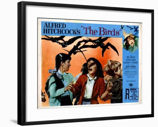 The Birds, Veronica CArtwright, 1963-null-Framed Art Print
