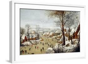 The Birdtrap-Pieter Brueghel the Younger-Framed Giclee Print