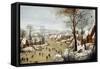 The Birdtrap-Pieter Brueghel the Younger-Framed Stretched Canvas