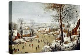 The Birdtrap-Pieter Brueghel the Younger-Stretched Canvas