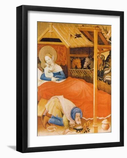 The Birth of Christ, 1404-Conrad von Soest-Framed Giclee Print