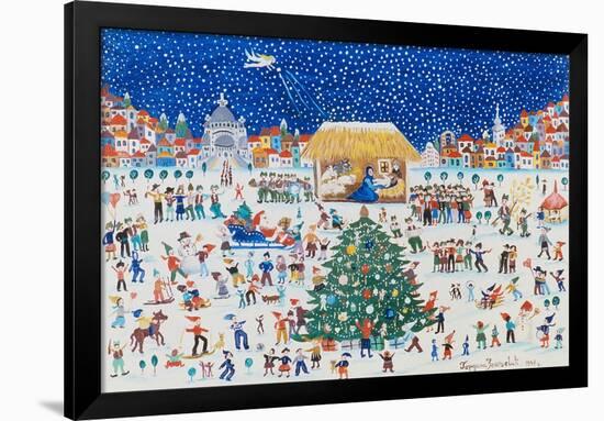 The Birth of Christ, 1997-Gordana Delosevic-Framed Giclee Print