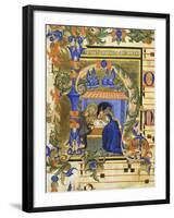 The Birth of Christ-Simone da Siena-Framed Premium Giclee Print