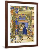 The Birth of Christ-Simone da Siena-Framed Giclee Print