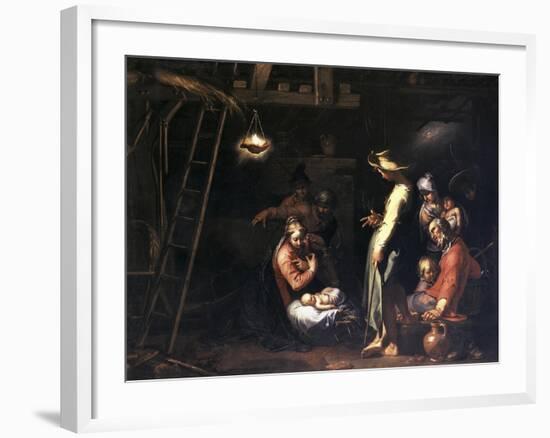 The Birth of Christ-Abraham Bloemaert-Framed Giclee Print