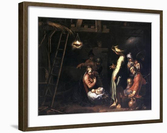 The Birth of Christ-Abraham Bloemaert-Framed Giclee Print