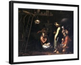 The Birth of Christ-Abraham Bloemaert-Framed Giclee Print