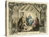 The Birth of Christ-English School-Stretched Canvas