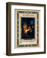 The Birth of Jesus-Carl Bloch-Framed Giclee Print