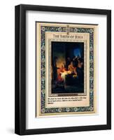 The Birth of Jesus-Carl Bloch-Framed Giclee Print