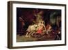 The Birth of Mary, c.1753-Corrado Giaquinto-Framed Giclee Print