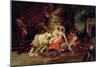 The Birth of Mary, c.1753-Corrado Giaquinto-Mounted Giclee Print