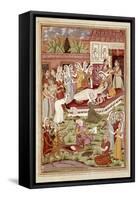 The Birth of Rostam by Caesarean-null-Framed Stretched Canvas