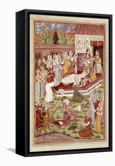 The Birth of Rostam by Caesarean-null-Framed Stretched Canvas