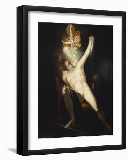 The Birth of Sin-Henry Fuseli-Framed Giclee Print