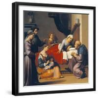The Birth of St John the Baptist, 1515-1520-Giuliano Bugiardini-Framed Giclee Print