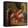 The Birth of St. John the Baptist-Giuliano Bugiardini-Framed Stretched Canvas