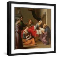 The Birth of St. John the Baptist-Giuliano Bugiardini-Framed Giclee Print