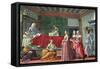 The Birth of St. John the Baptist-Domenico Ghirlandaio-Framed Stretched Canvas