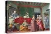 The Birth of St. John the Baptist-Domenico Ghirlandaio-Stretched Canvas