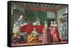 The Birth of St. John the Baptist-Domenico Ghirlandaio-Framed Stretched Canvas