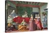 The Birth of St. John the Baptist-Domenico Ghirlandaio-Stretched Canvas