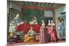 The Birth of St. John the Baptist-Domenico Ghirlandaio-Mounted Giclee Print