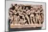 The Birth of the Buddha, 100-200 AD, Schist, from Ancient Gandhara, Pakistan-null-Mounted Giclee Print