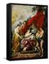 The Birth of the Dauphin at Fontainebleau (The Marie De' Medici Cycl)-Peter Paul Rubens-Framed Stretched Canvas