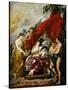 The Birth of the Dauphin at Fontainebleau (The Marie De' Medici Cycl)-Peter Paul Rubens-Stretched Canvas