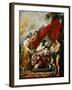 The Birth of the Dauphin at Fontainebleau (The Marie De' Medici Cycl)-Peter Paul Rubens-Framed Giclee Print