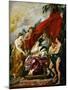 The Birth of the Dauphin at Fontainebleau (The Marie De' Medici Cycl)-Peter Paul Rubens-Mounted Giclee Print