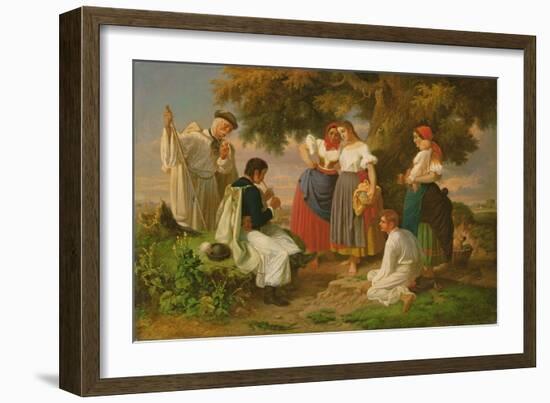 The Birth of the Folk-Song-Janos Janko-Framed Giclee Print