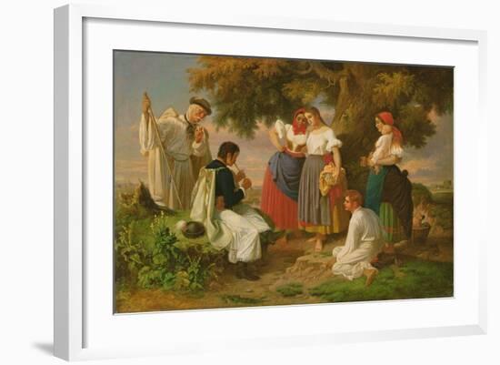 The Birth of the Folk-Song-Janos Janko-Framed Giclee Print