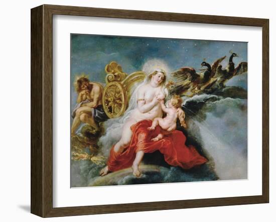 The Birth of the Milky Way, 1636-1637-Peter Paul Rubens-Framed Giclee Print