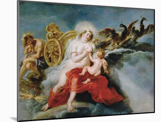 The Birth of the Milky Way, 1636-1637-Peter Paul Rubens-Mounted Giclee Print