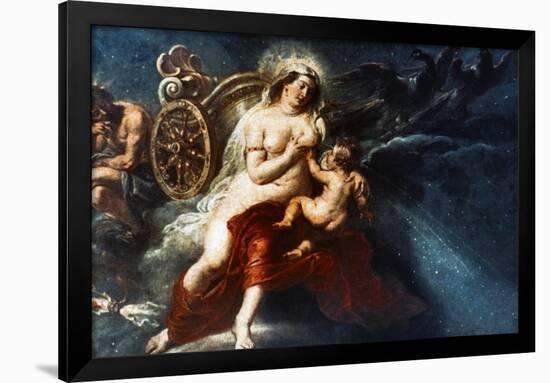 The Birth of the Milky Way, 1668-Peter Paul Rubens-Framed Giclee Print