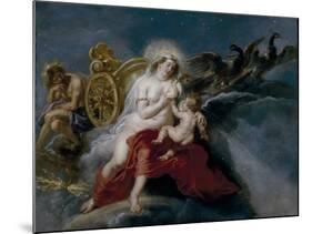 The Birth of the Milky Way, Ca 1637-Peter Paul Rubens-Mounted Giclee Print