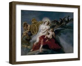 The Birth of the Milky Way, Ca 1637-Peter Paul Rubens-Framed Giclee Print