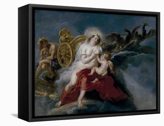 The Birth of the Milky Way, Ca 1637-Peter Paul Rubens-Framed Stretched Canvas