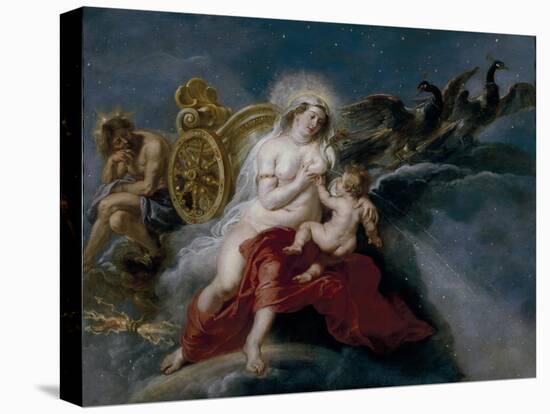 The Birth of the Milky Way, Ca 1637-Peter Paul Rubens-Stretched Canvas