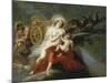 The Birth of the Milky Way with Juno Breastfeeding Baby Hercules, 1636-37-Peter Paul Rubens-Mounted Giclee Print