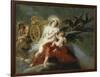 The Birth of the Milky Way with Juno Breastfeeding Baby Hercules, 1636-37-Peter Paul Rubens-Framed Giclee Print