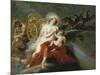 The Birth of the Milky Way with Juno Breastfeeding Baby Hercules, 1636-37-Peter Paul Rubens-Mounted Giclee Print