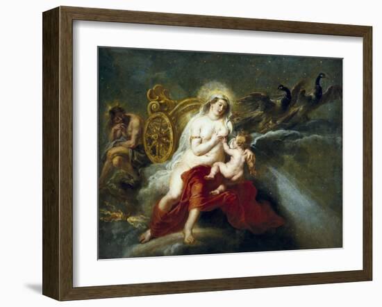 The Birth of the Milky Way-Peter Paul Rubens-Framed Art Print