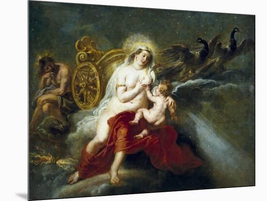 The Birth of the Milky Way-Peter Paul Rubens-Mounted Art Print