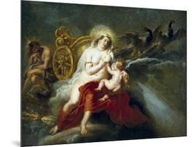 The Birth of the Milky Way-Peter Paul Rubens-Mounted Art Print