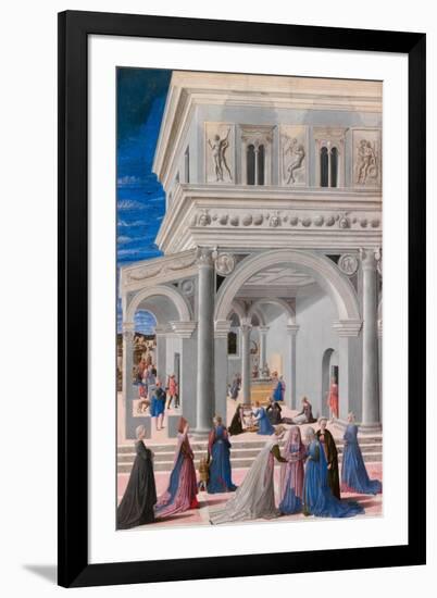 The Birth of the Virgin, 1467-Fra Carnevale-Framed Giclee Print